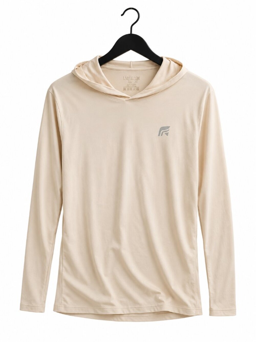 Women's UV Protection Hoodie, UPF 50+, Size Large, Skin Tone